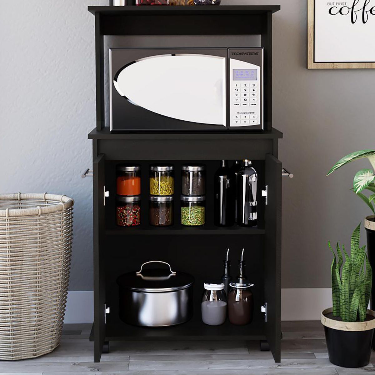 TUHOME - Mueble microondas Manchester w