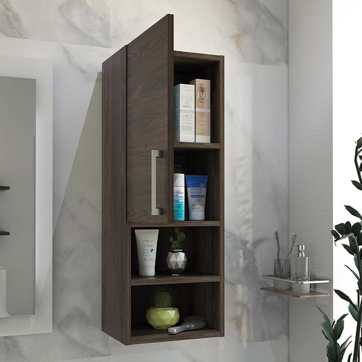 TUHOME - Mueble auxiliar baño Barcelona c