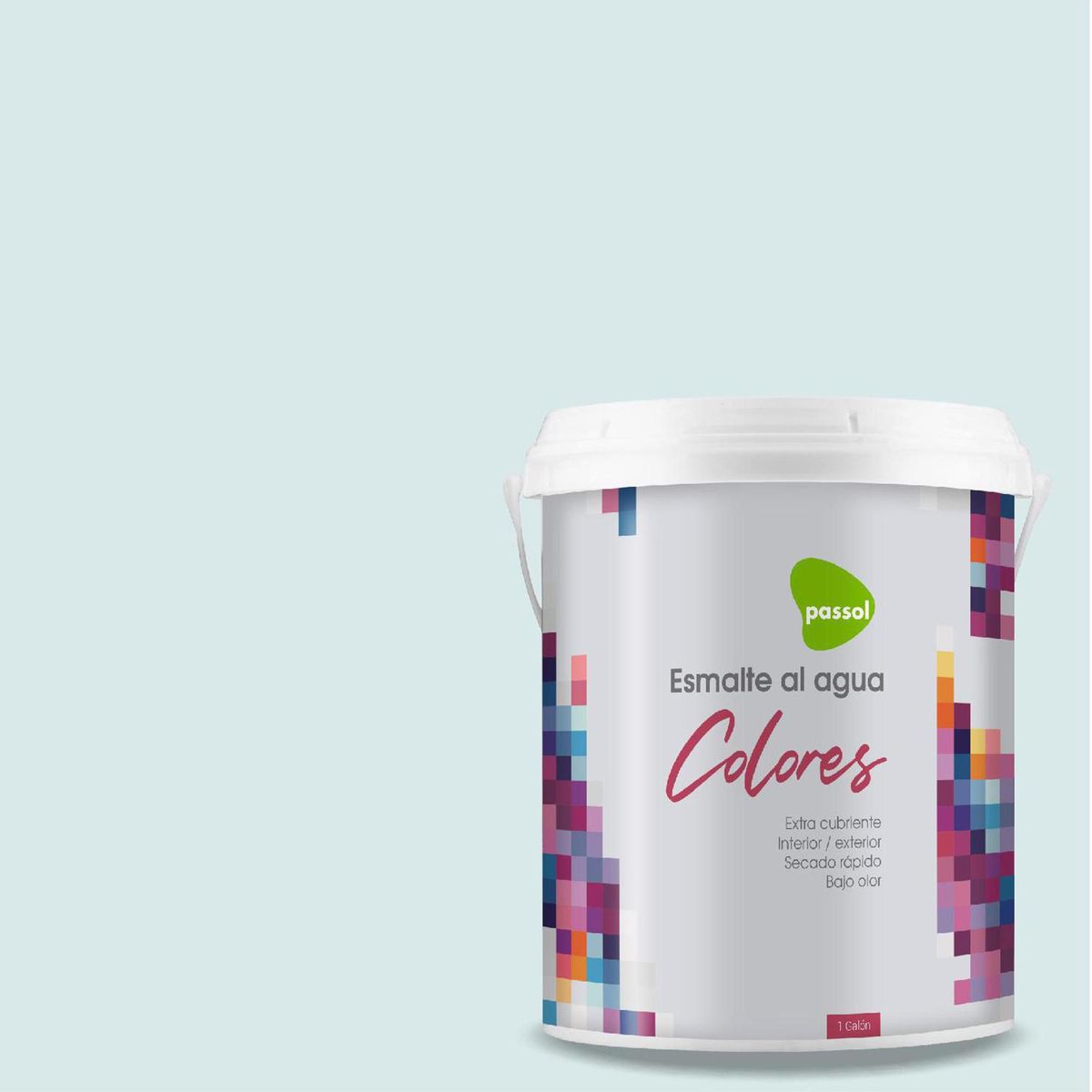 PASSOL - Esmalte al Agua 1 galón(es) Mate Celeste Ice Cascade