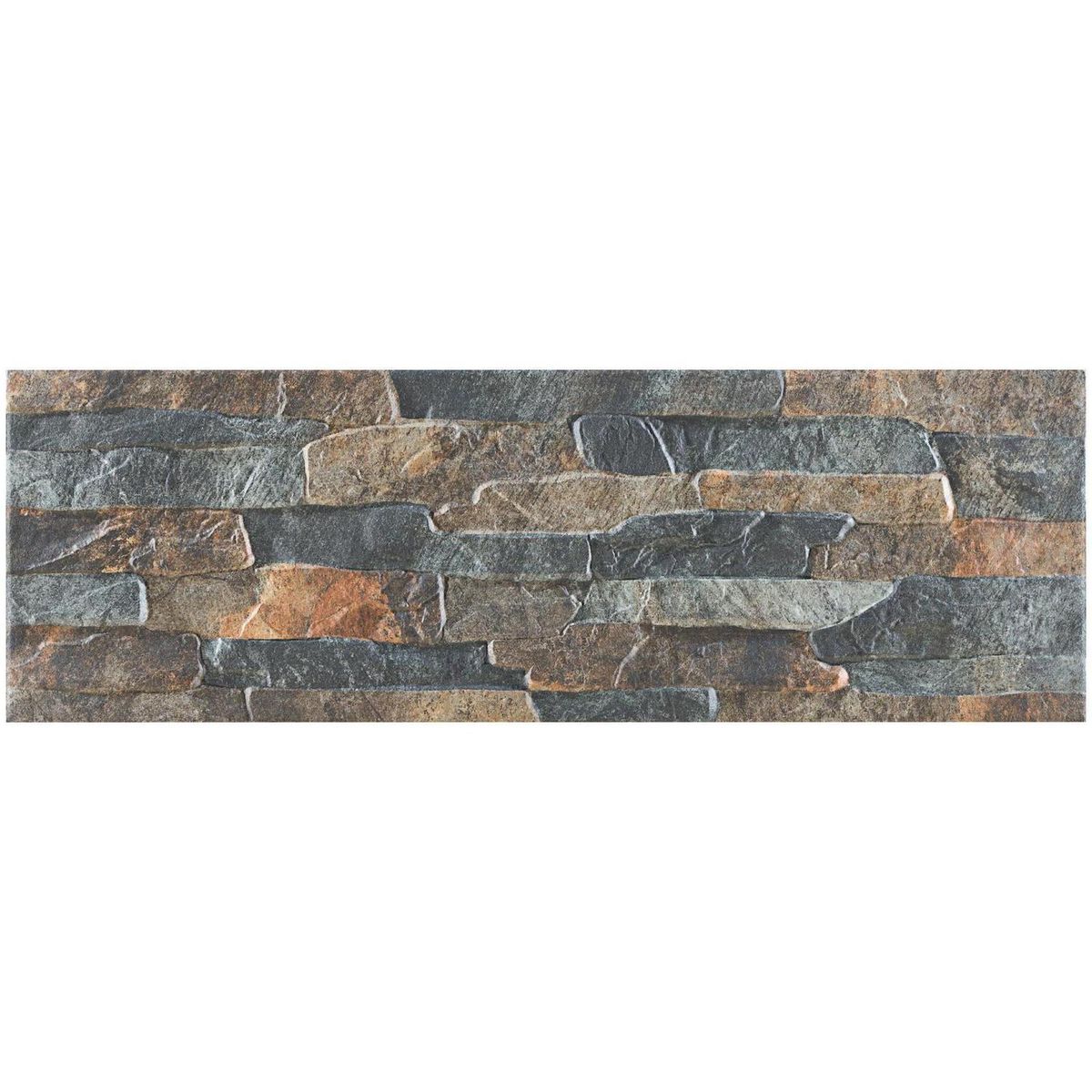 PAMESA - Porcelanato 17x52 cm Canon Magma 1.5 m2