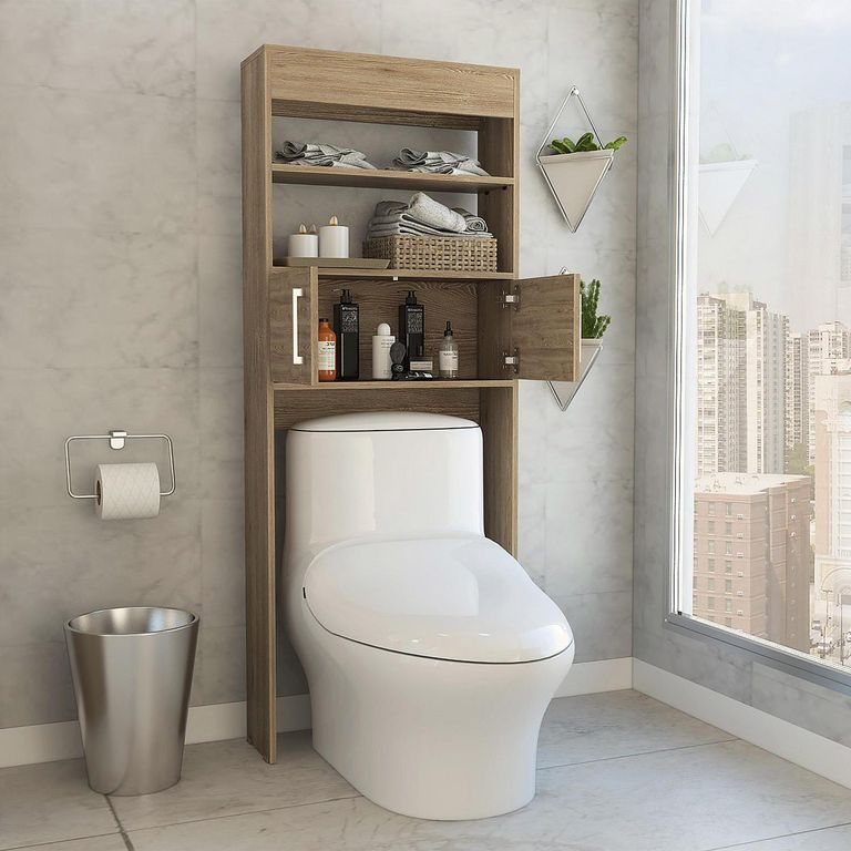 Mueble Organizador Baño Para Wc 62.4X160 Cm