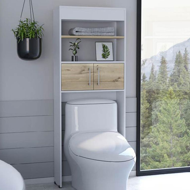 Mueble Organizador Baño Para Wc 62.4X160 Cm