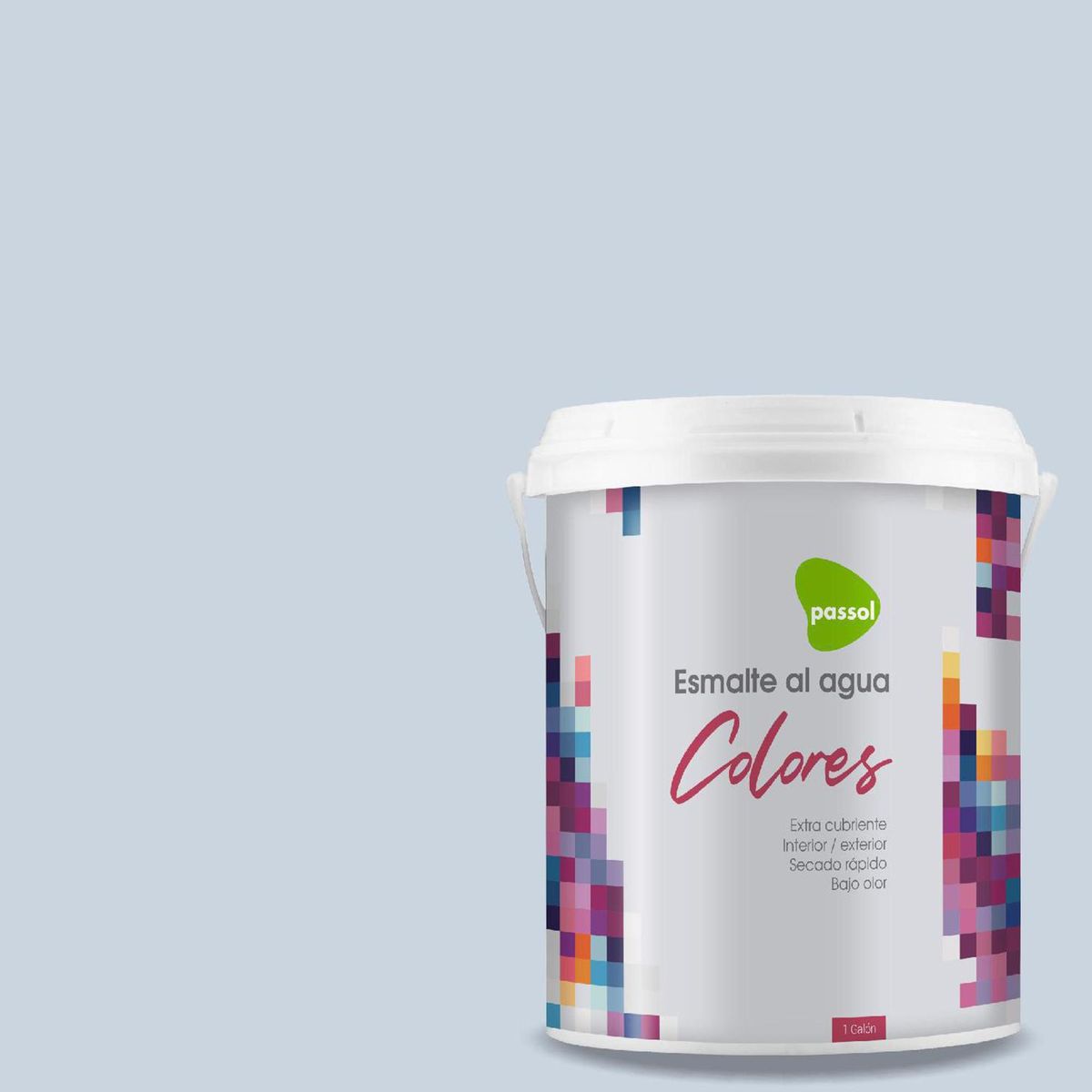 PASSOL - Esmalte al Agua 1 galón(es) Mate Celeste Aspen Blue