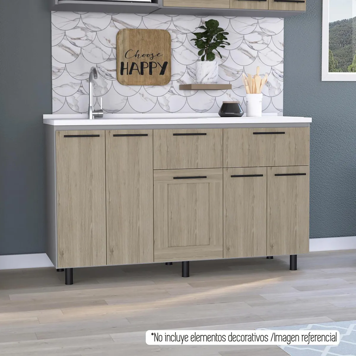 TUHOME - Mueble lavaplatos 150 hasselt