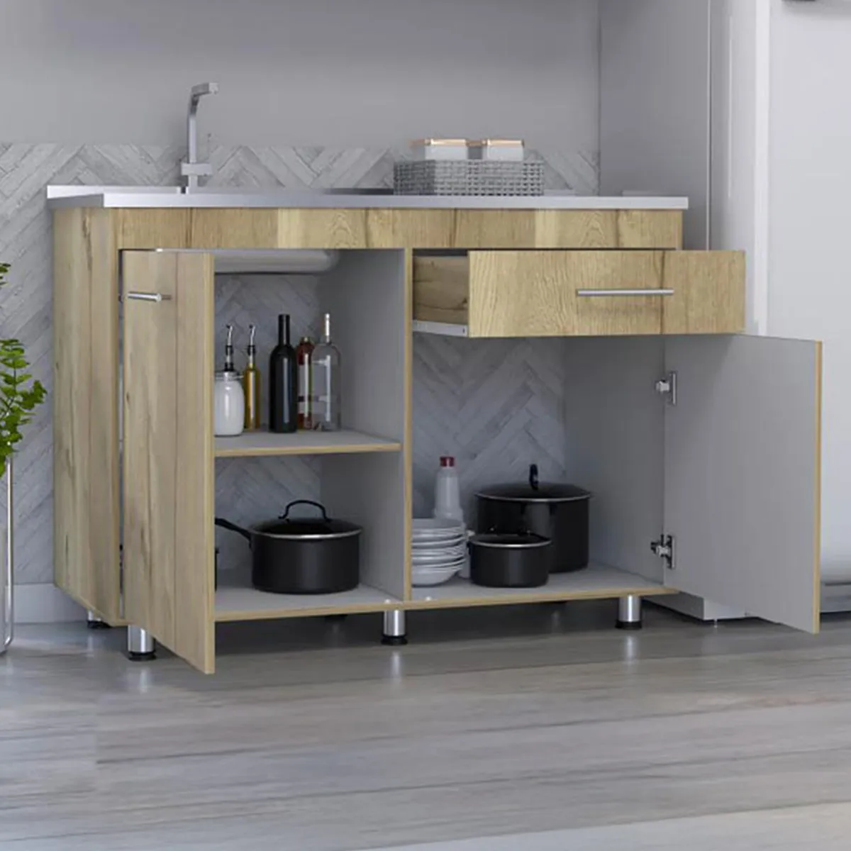 TUHOME - Mueble lavaplatos 120 orion