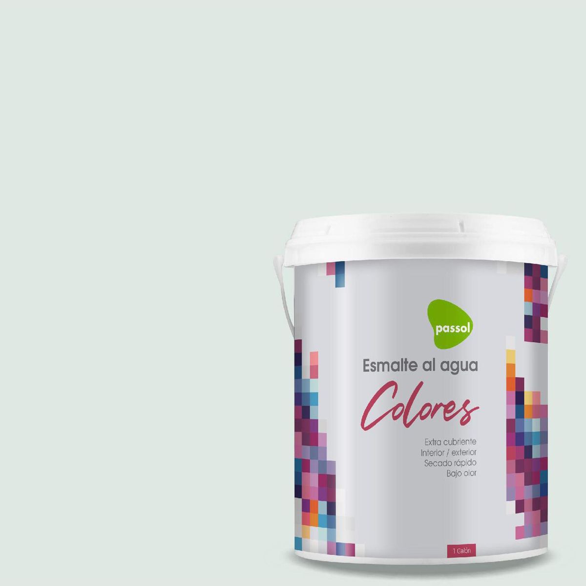 PASSOL - Esmalte al Agua 1 galón(es) Mate Blanco White Mountain