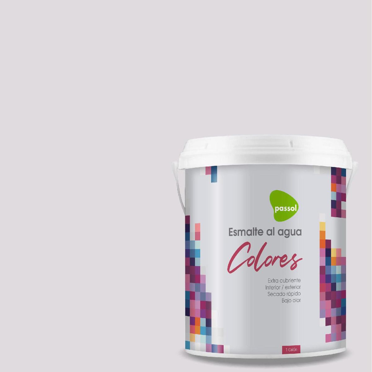 PASSOL - Esmalte al Agua 1 galón(es) Mate Blanco Viola
