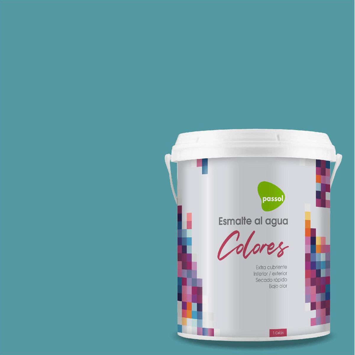 PASSOL - Esmalte al Agua 1 galón(es) Mate Azul Willow Springs