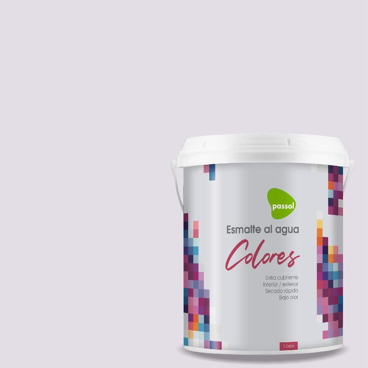PASSOL - Esmalte al Agua 1 galón(es) Mate Morado Platinum Lilac