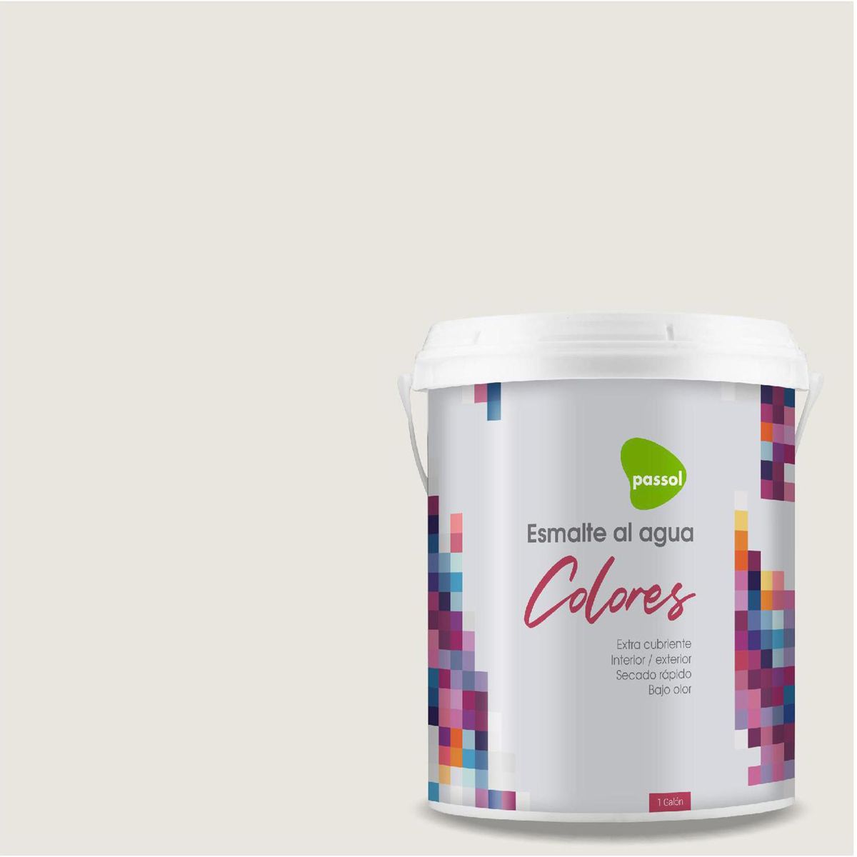 PASSOL - Esmalte al Agua 1 galón(es) Mate Blanco Whitewash