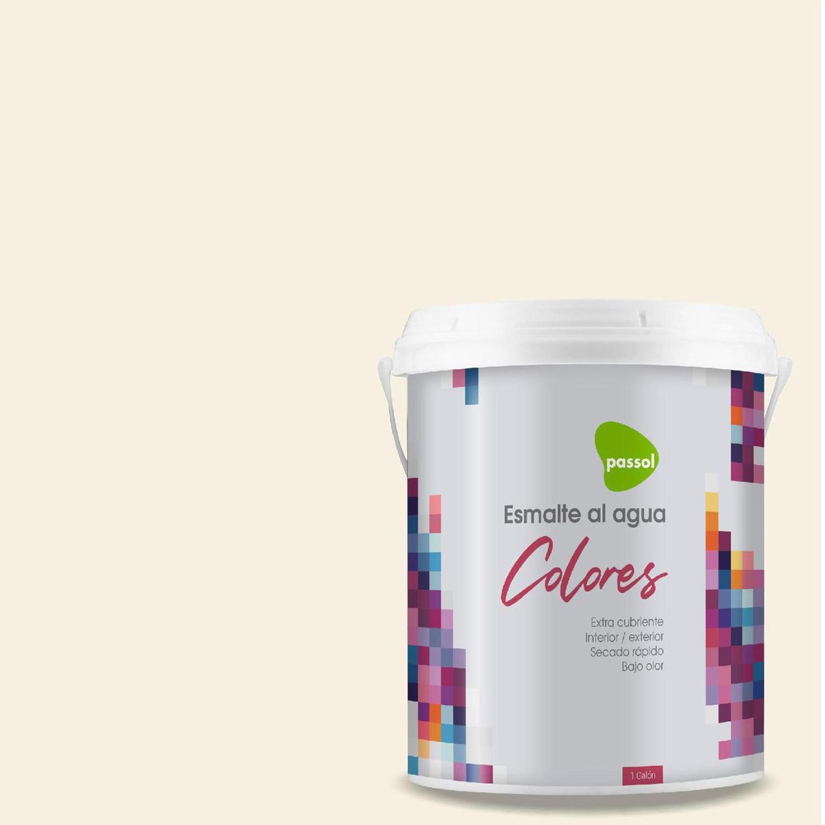 PASSOL - Esmalte al Agua 1 galón(es) Mate Amarillo Dove S Song
