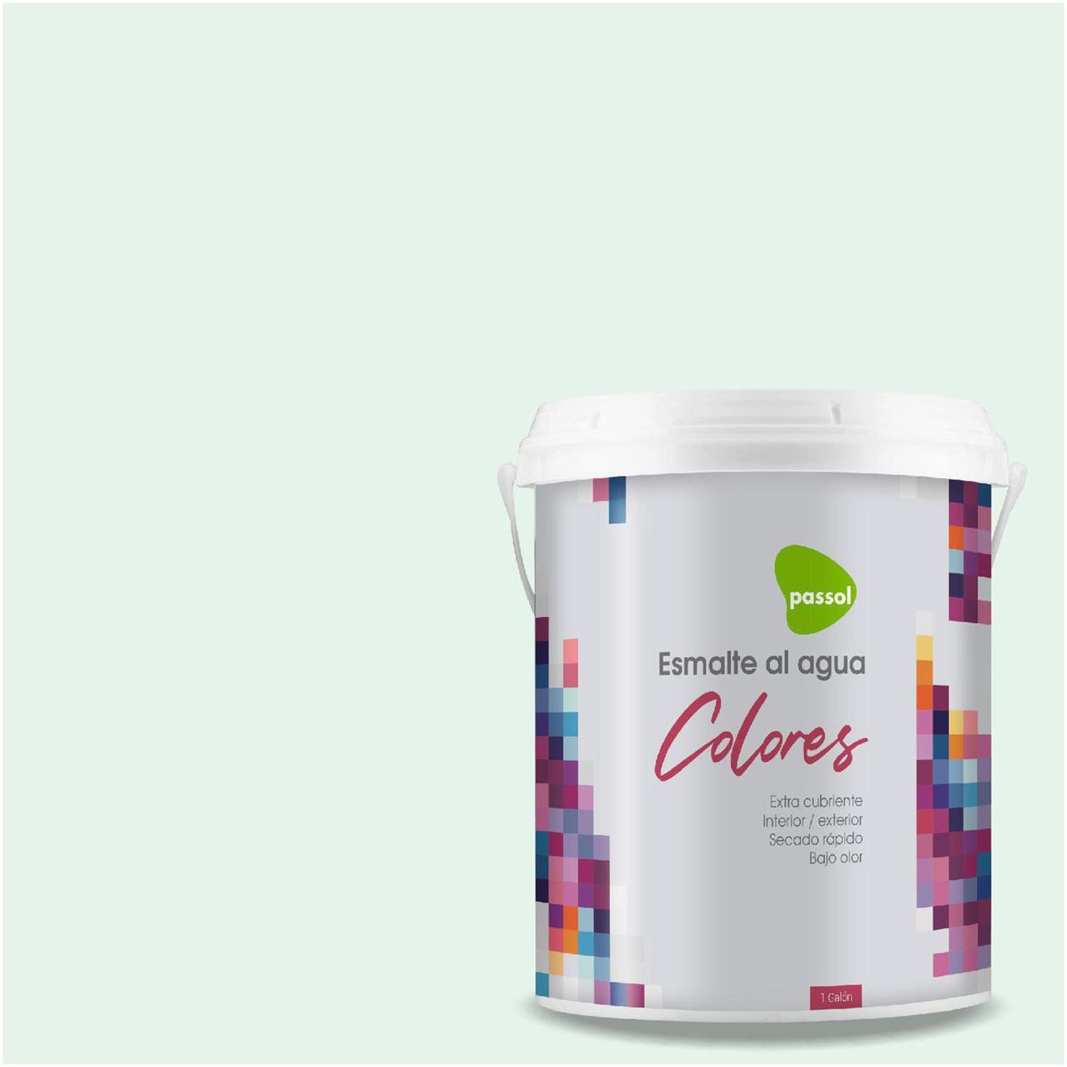 PASSOL - Esmalte al Agua 1 galón(es) Mate Blanco Serenity