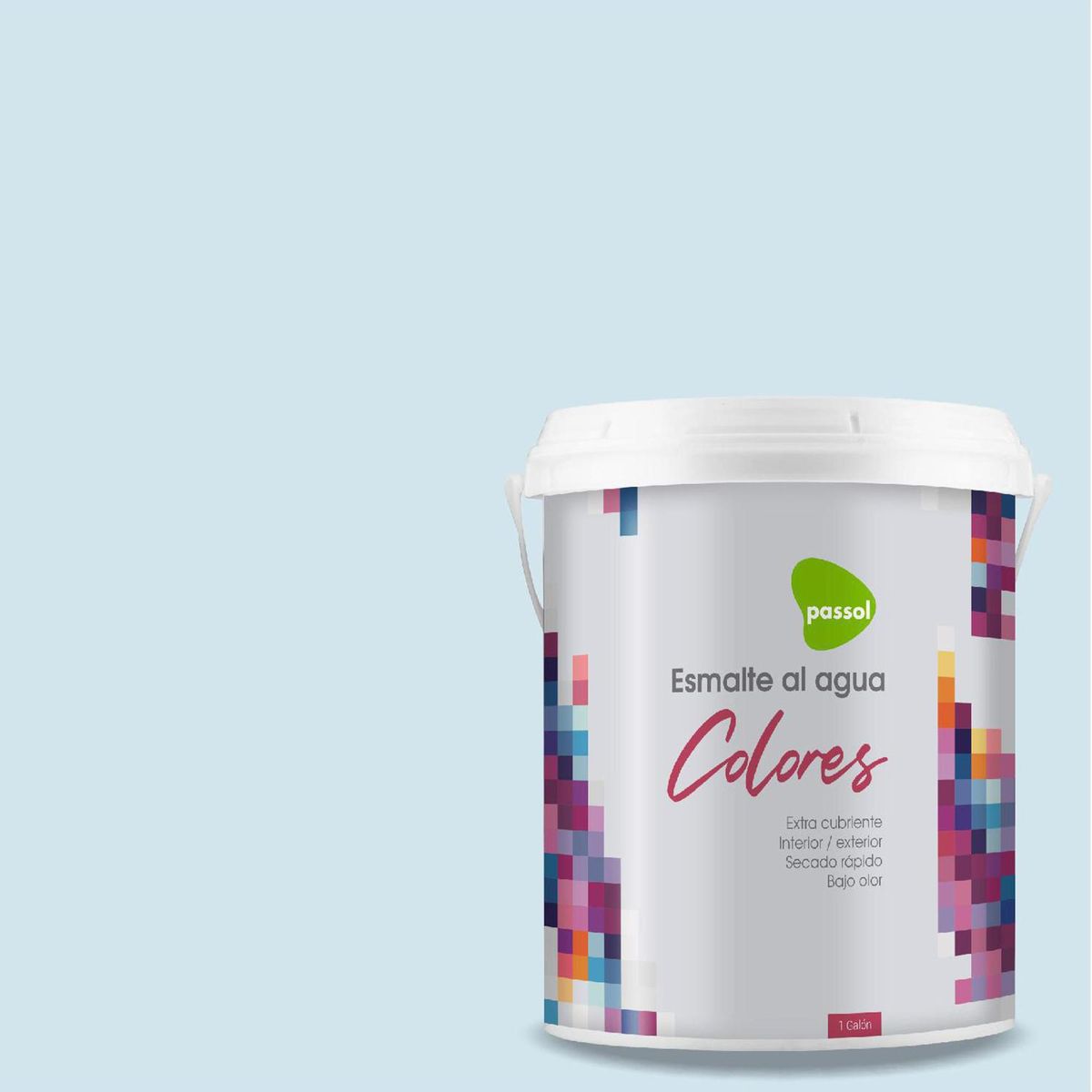 PASSOL - Esmalte al Agua 1 galón(es) Mate Celeste Erie