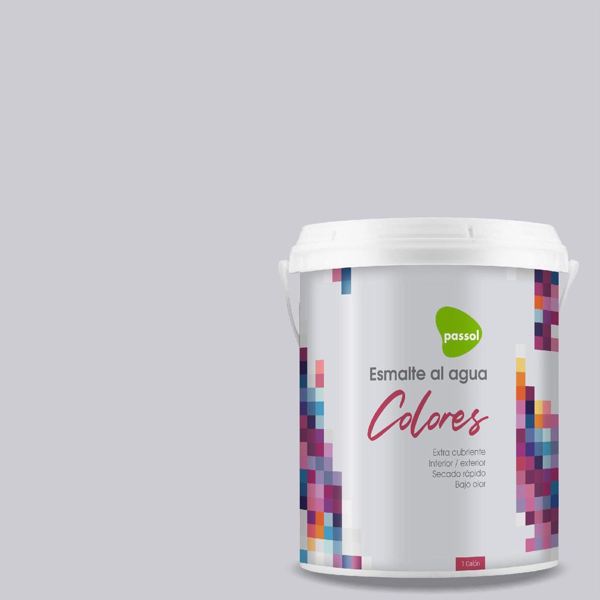 PASSOL - Esmalte al Agua 1 galón(es) Mate Gris Ravinia