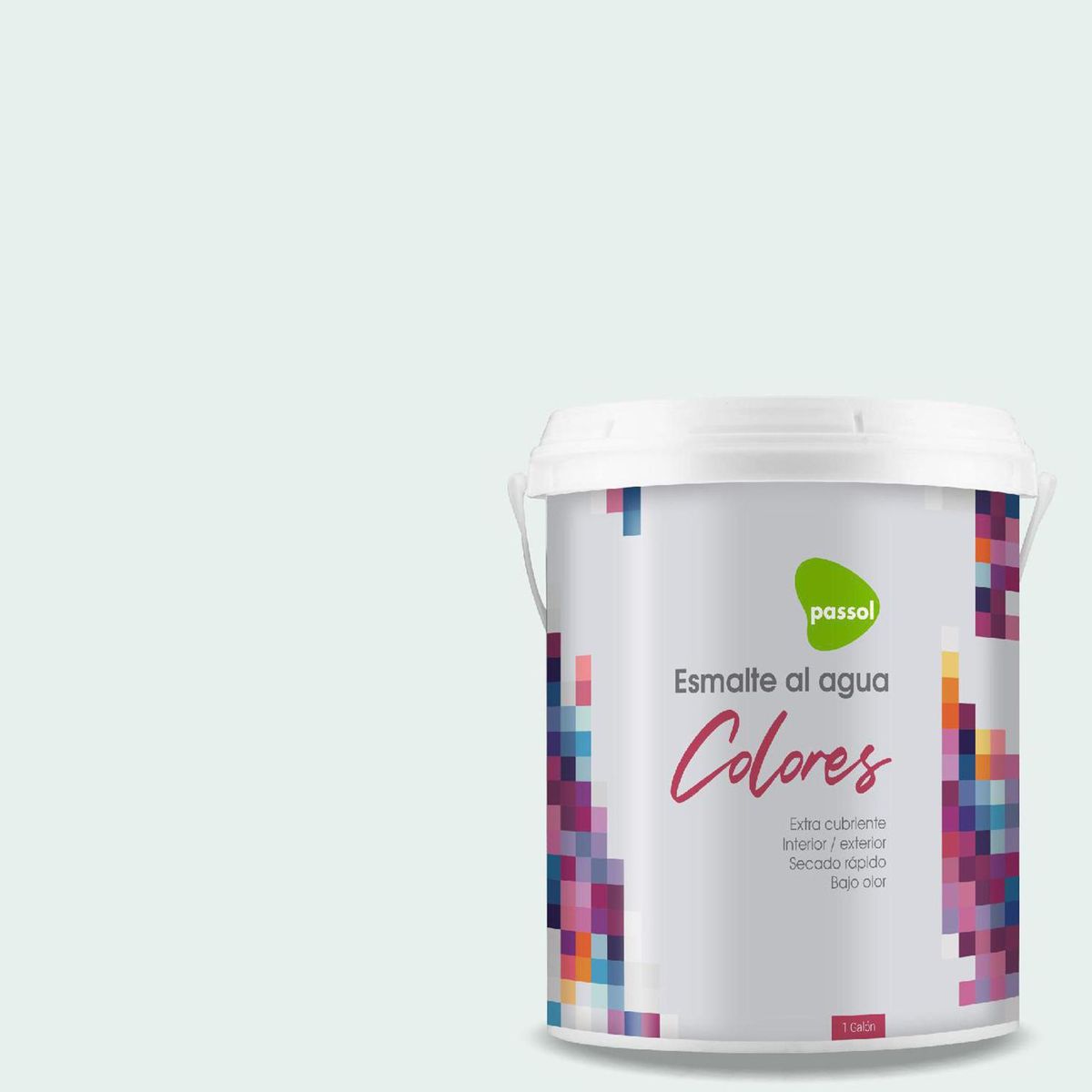 PASSOL - Esmalte al Agua 1 galón(es) Mate Verde Prelude