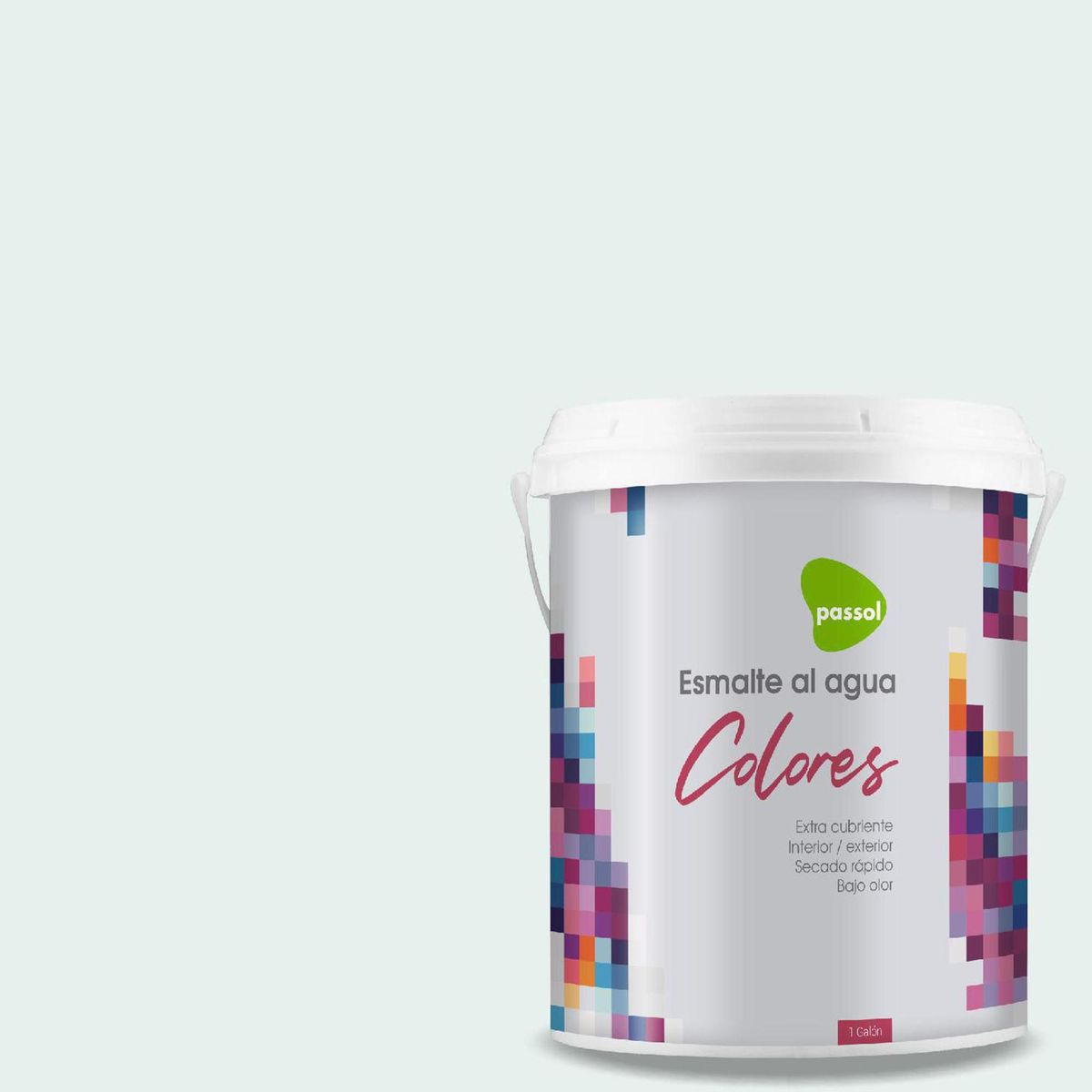 PASSOL - Esmalte al Agua 1 galón(es) Mate Verde Vapor Trail