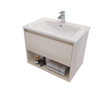 Mueble base desarmado 800x550x450 mm con lavamanos