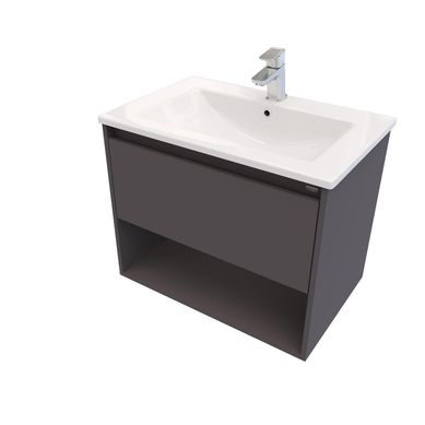 Mueble base desarmado 700x550x450 mm con lavamanos