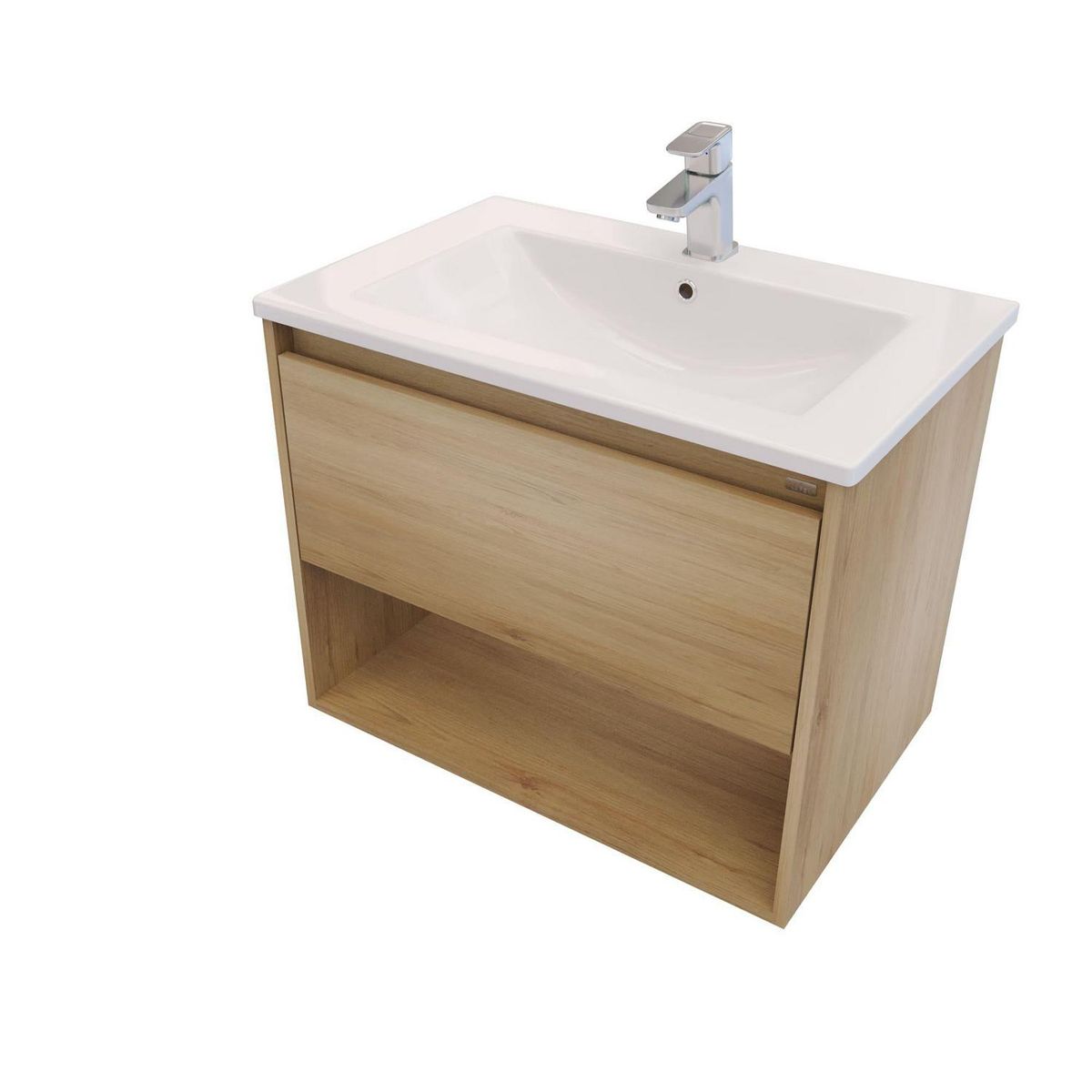 KLIPEN - Mueble base desarmado 600x550x450 mm con lavamanos