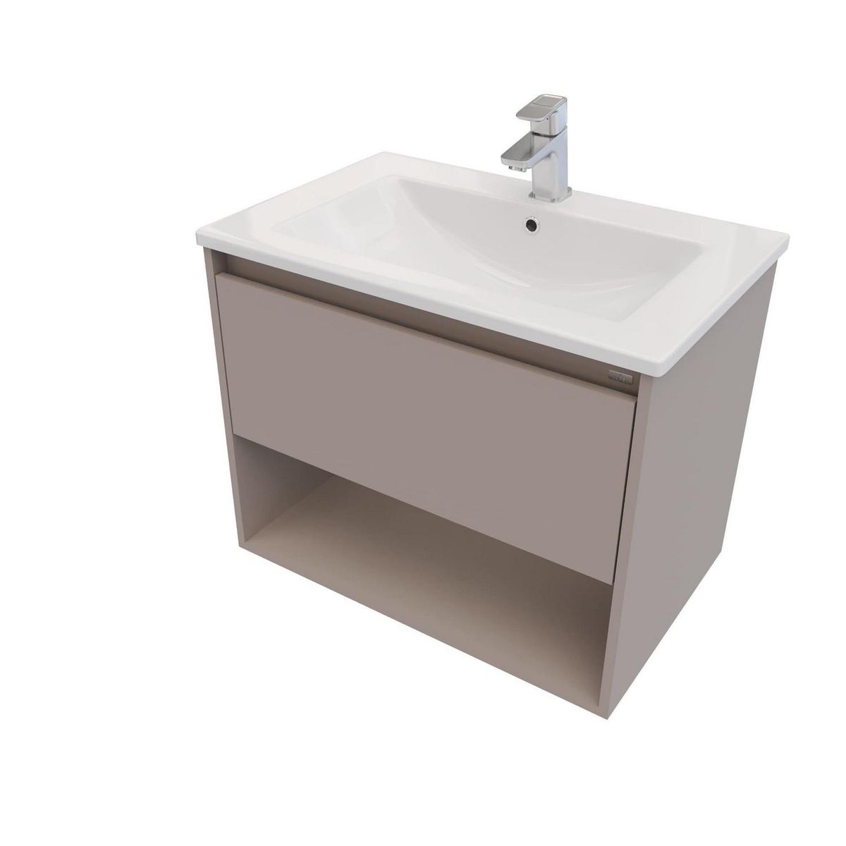 KLIPEN - Mueble base desarmado 600x550x450 mm con lavamanos