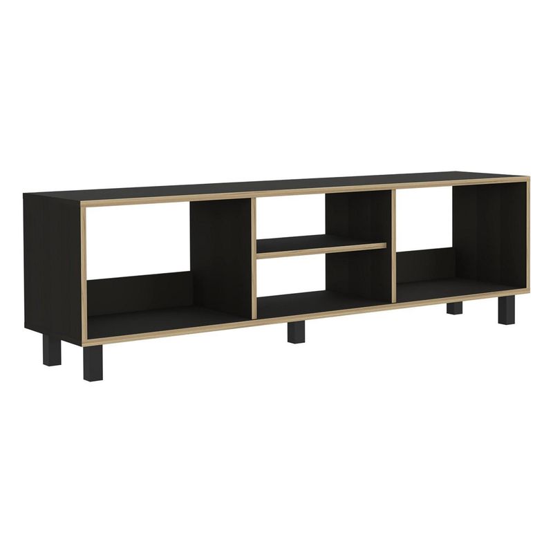 TUHOME - Rack Color Negro/duna