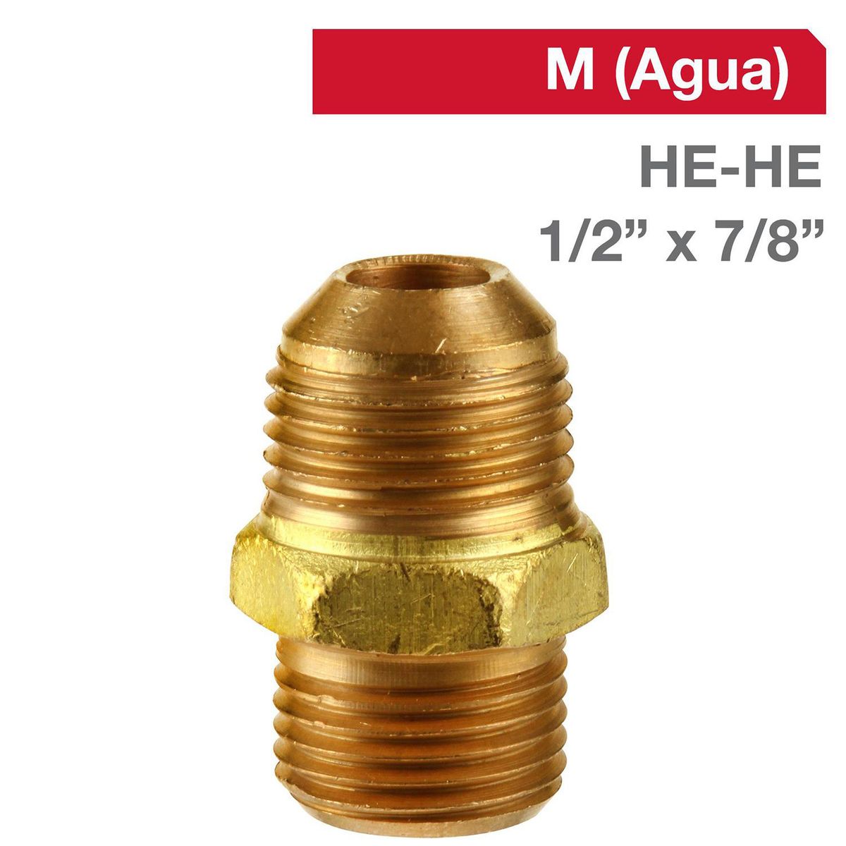 GRIFESA - Niple Bronce HE/HE 1/2" x 7/8" 1u