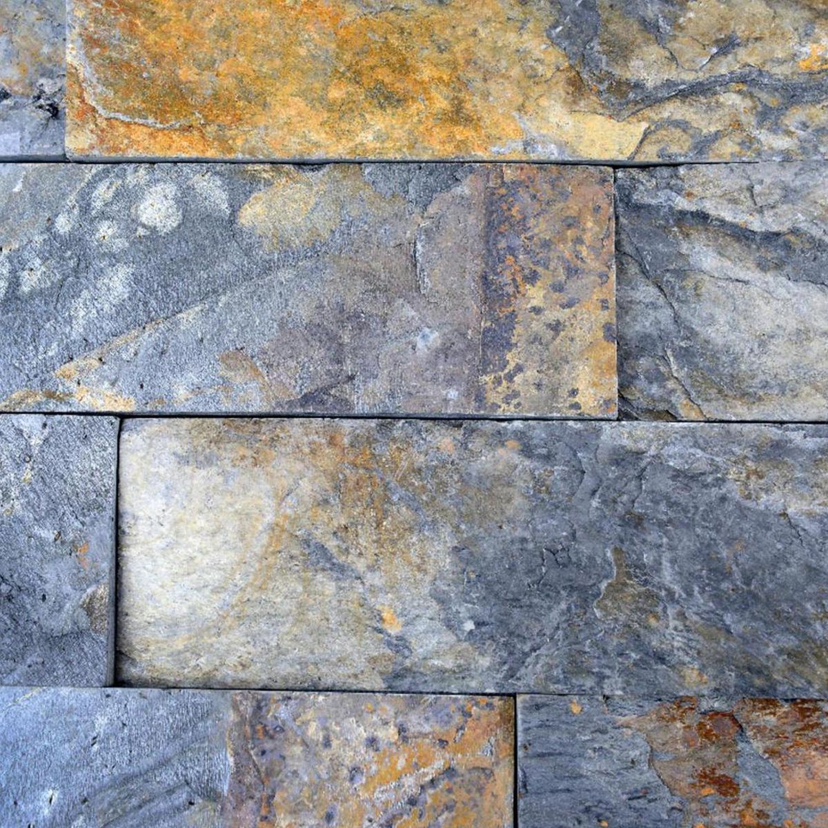 MINERA PDS - Piedra Natural Dimensionada 10x40 cm Gris Óxido 15 m2