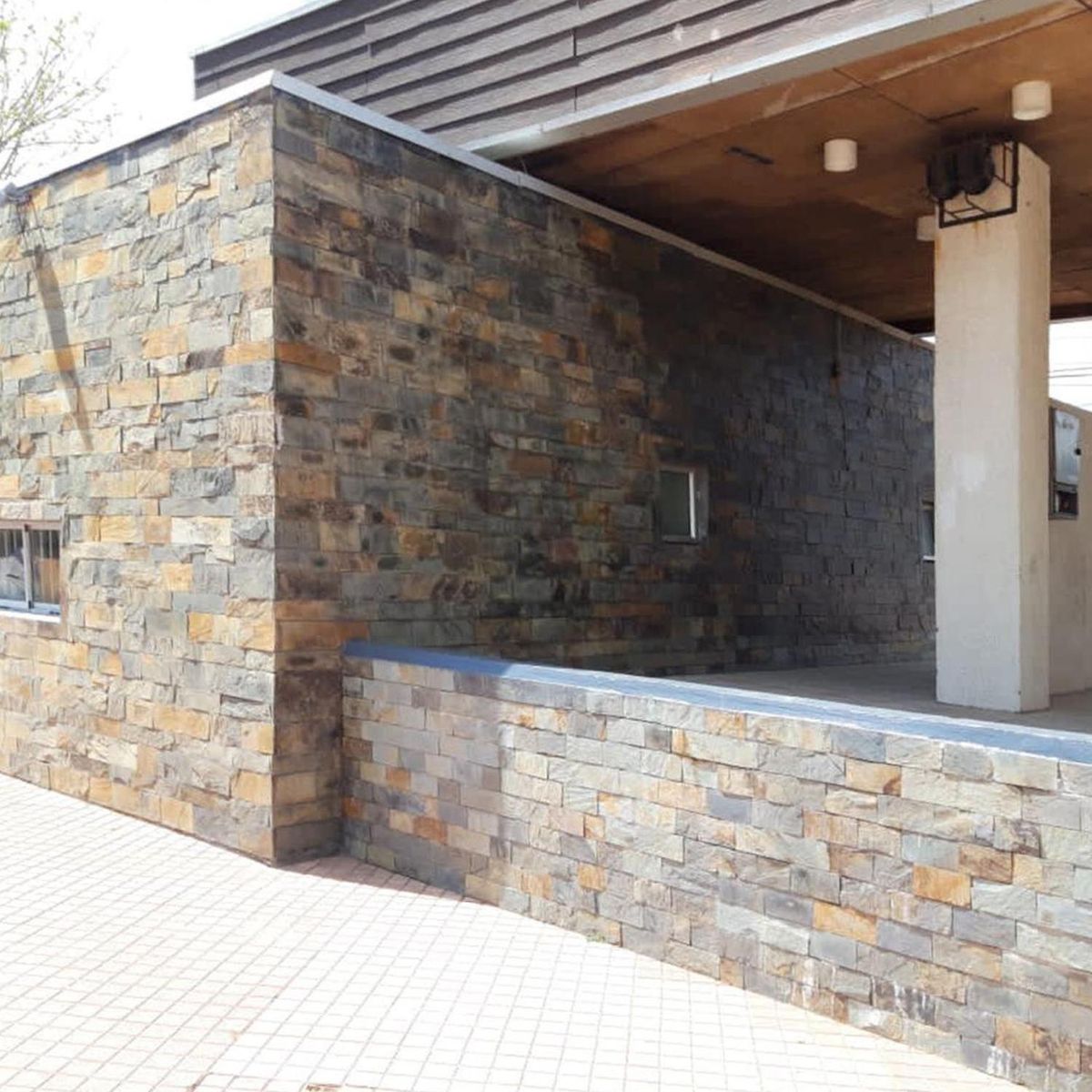 MINERA PDS - Piedra Natural Dimensionada 10x40 cm Gris Óxido 15 m2