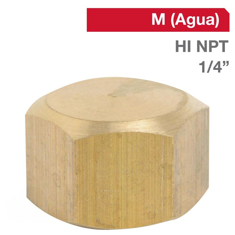 GRIFESA - Tapa Gorro Bronce HI NPT 1/4"  1u