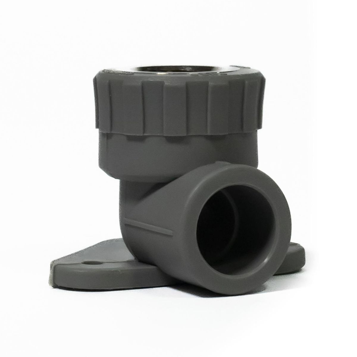 VINILIT - Codo 90°C/Soporte PPR Gris 20 mm x1/2"