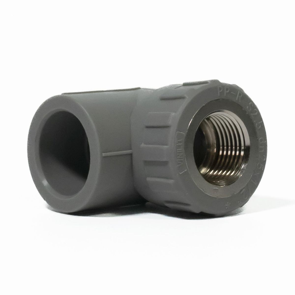 VINILIT - Codo Transicion 90° PPR Gris 25 mm x1/2" HI