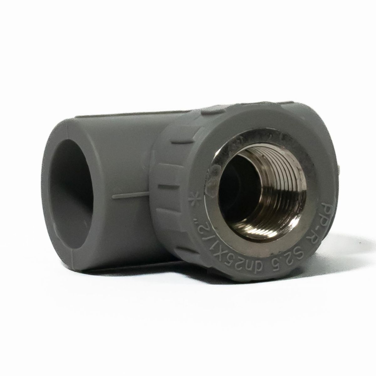 VINILIT - Tee C/Derivacion PPR Gris 25 mm x1/2" HI