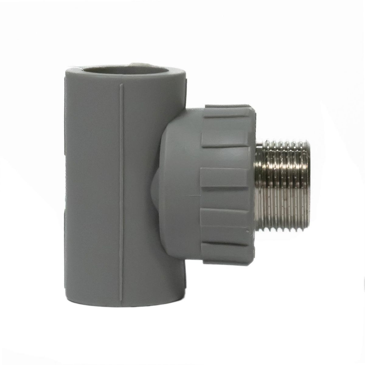 VINILIT - Tee C/Derivacion PPR Gris 25 mm x3/4" HE