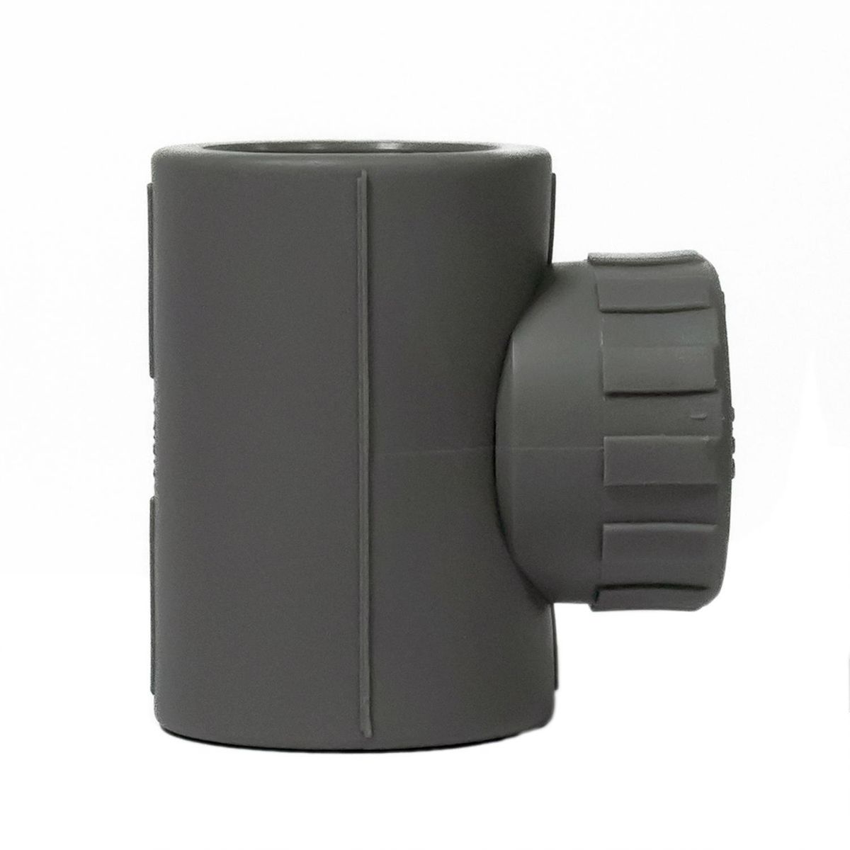 VINILIT - Tee C/Derivacion PPR Gris 32 mm x1/2" HI