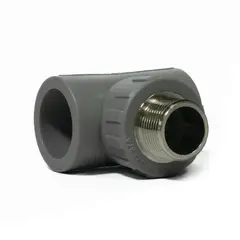 VINILIT - Tee C/Derivacion PPR Gris 32 mm x3/4" HE