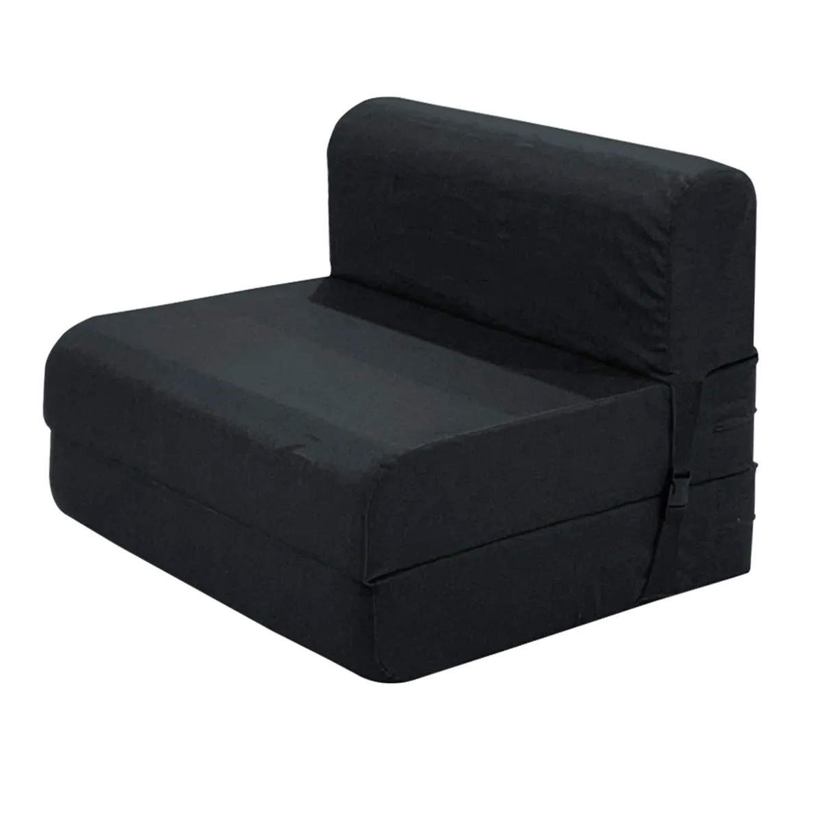 MANTAHUE - Sofá Cama Jeans Azul Profundo 90x71,5x58 cm