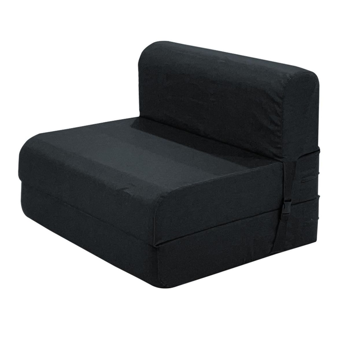 MANTAHUE - Sofá Cama Jeans Azul Profundo 90x71,5x58 cm