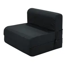 MANTAHUE - Sofá Cama Jeans Azul Profundo 90x71,5x58 cm