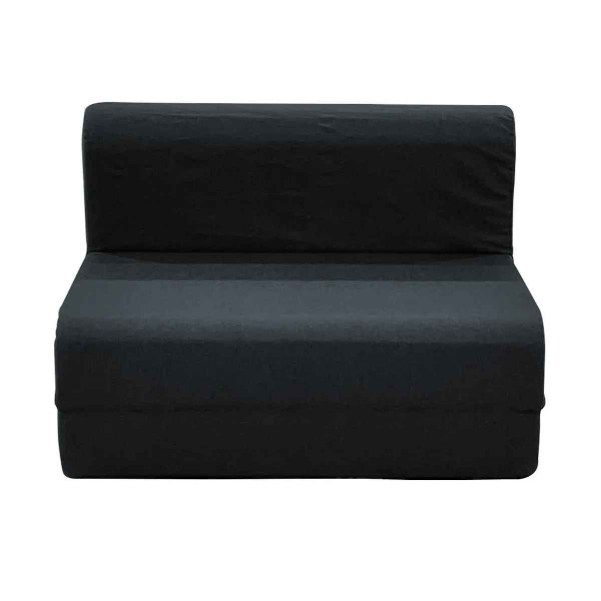 MANTAHUE - Sofá Cama Jeans Azul Profundo 90x71,5x58 cm