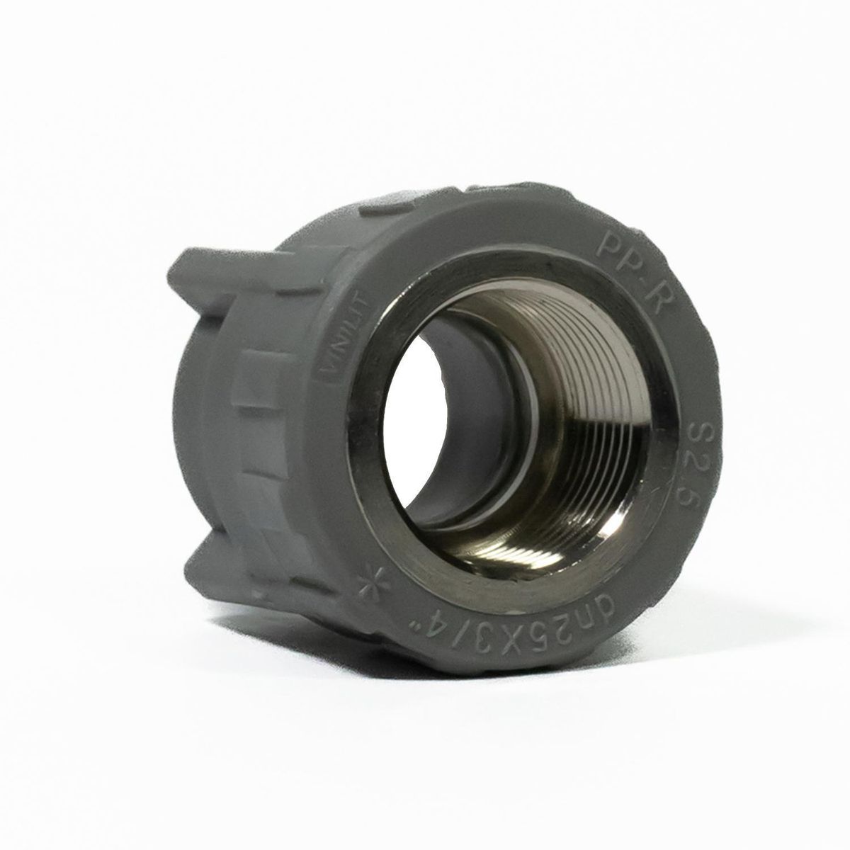 VINILIT - Terminal PPR Gris 25 mm x3/4" HI