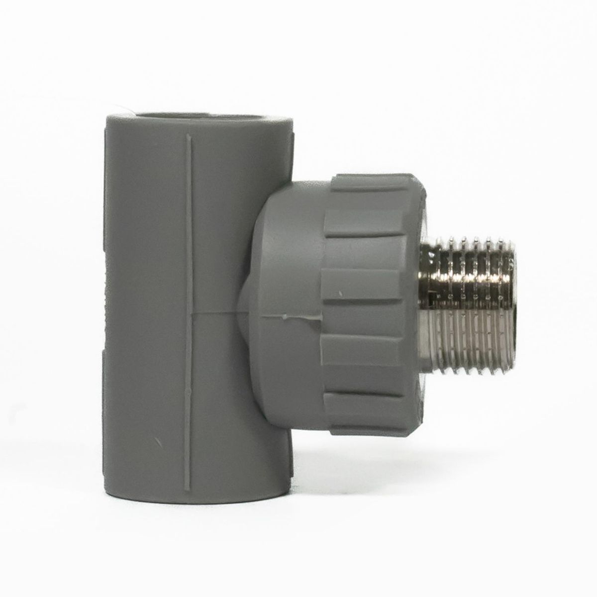 VINILIT - Tee C/Derivacion PPR Gris 20 mm x1/2" HE