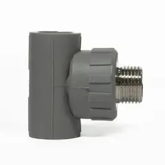 VINILIT - Tee C/Derivacion PPR Gris 20 mm x1/2" HE