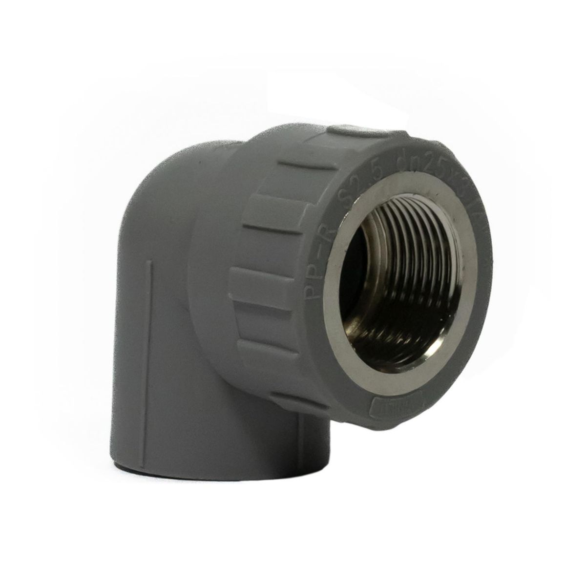 VINILIT - Codo Transicion 90° PPR Gris 25 mm x3/4" HI