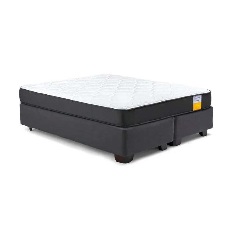 DRIMKIP - Cama 2 Plazas Americana Funcional Gris