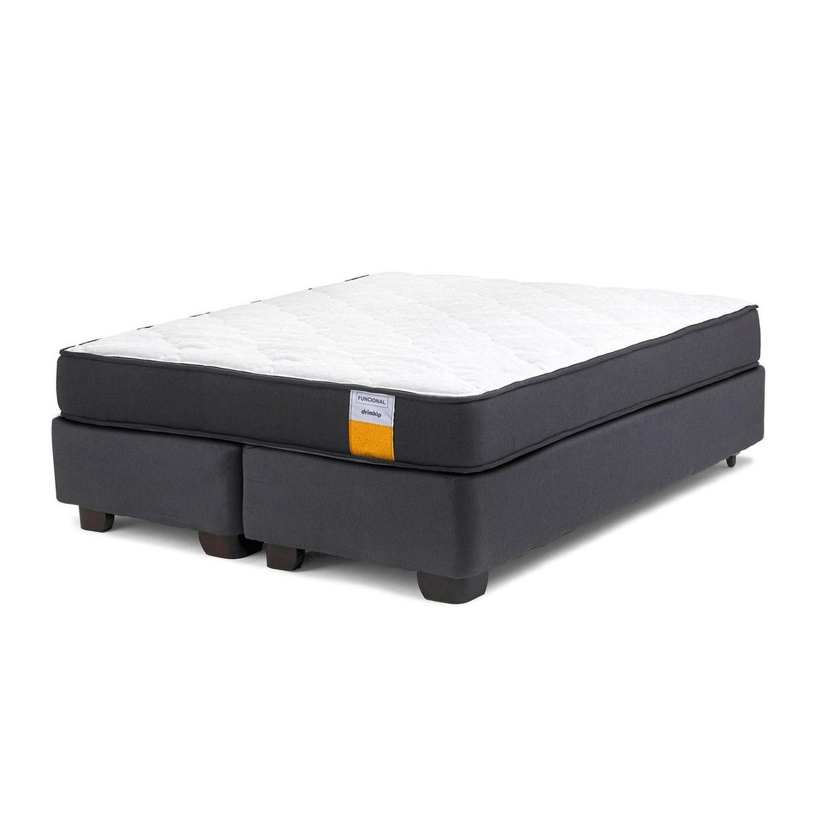 DRIMKIP - Cama Super king Americana Funcional Gris