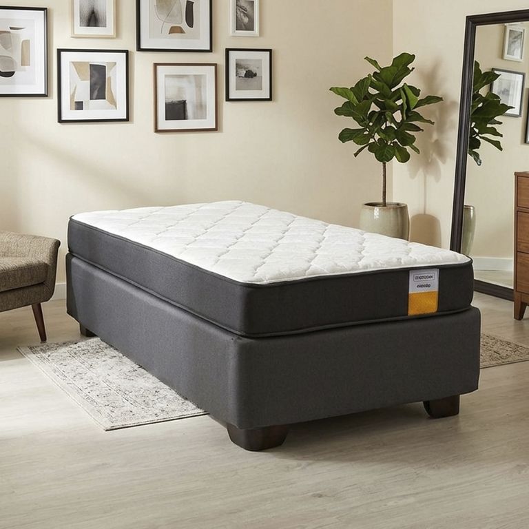 DRIMKIP Cama 1.5 plazas Americana Funcional Gris