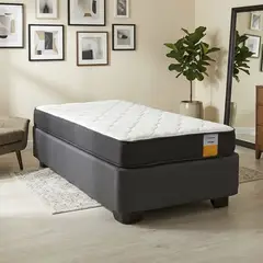 DRIMKIP - Cama 1.5 plazas Americana Funcional Gris