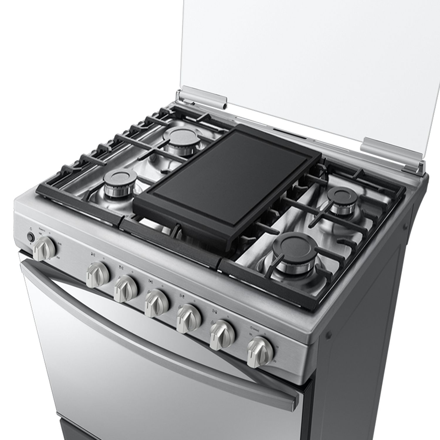 SAMSUNG Cocina a Gas 5 Platos Espejado NX52A7422CS/ZS | falabella.com