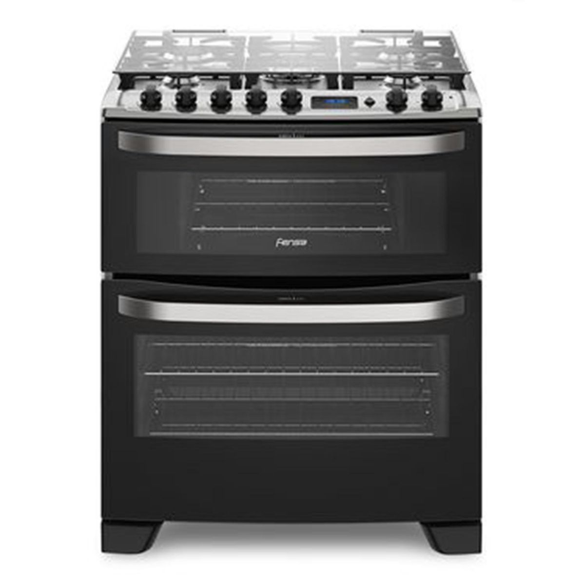 FENSA - Cocina a Gas 5 Platos Negro 76 DBT