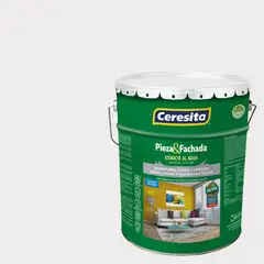 CERESITA - Esmalte al Agua Pieza y Fachada Tineta 4 galón(es) Satinado Beige 8870W